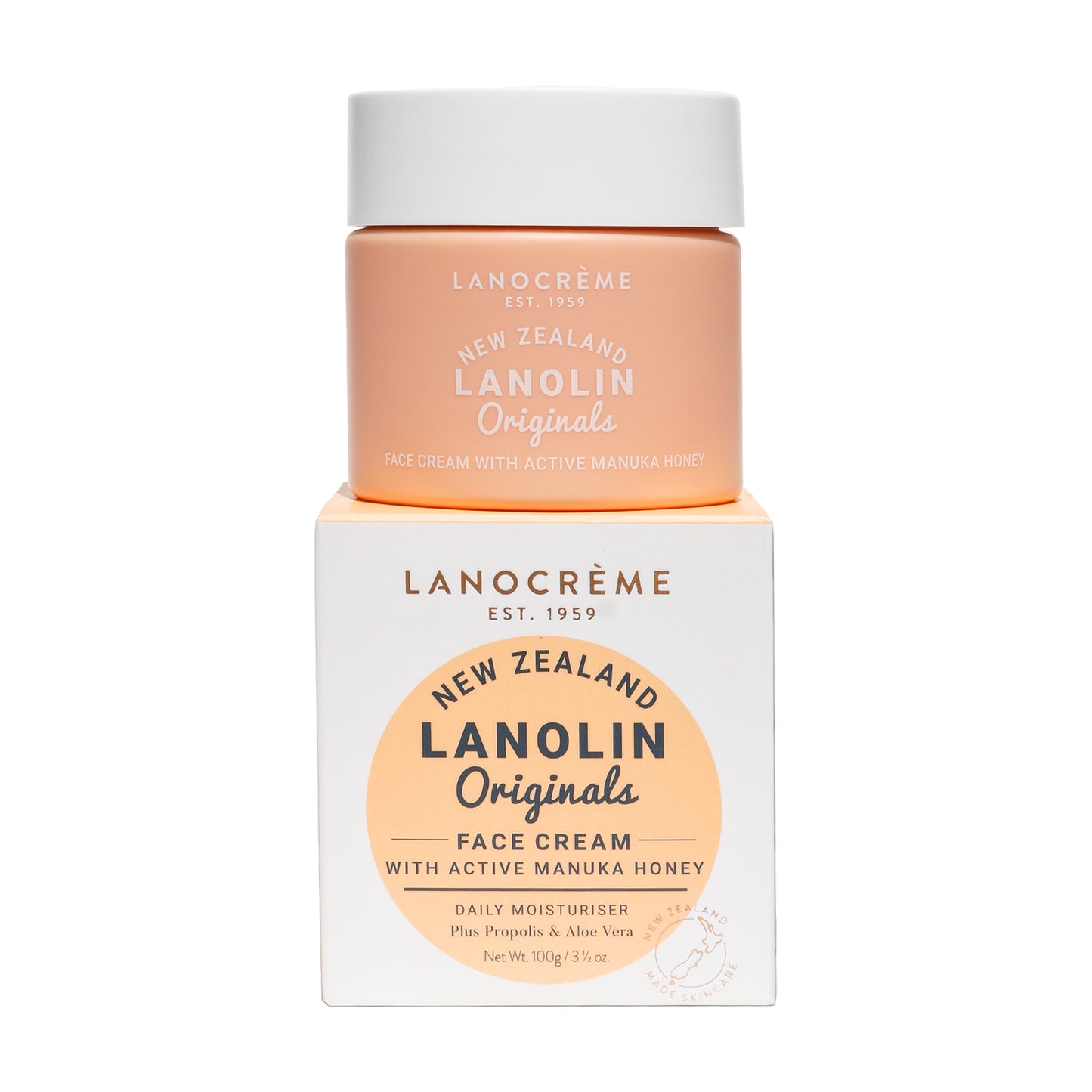 Lanolin Originals Face Cream with Active Manuka Honey