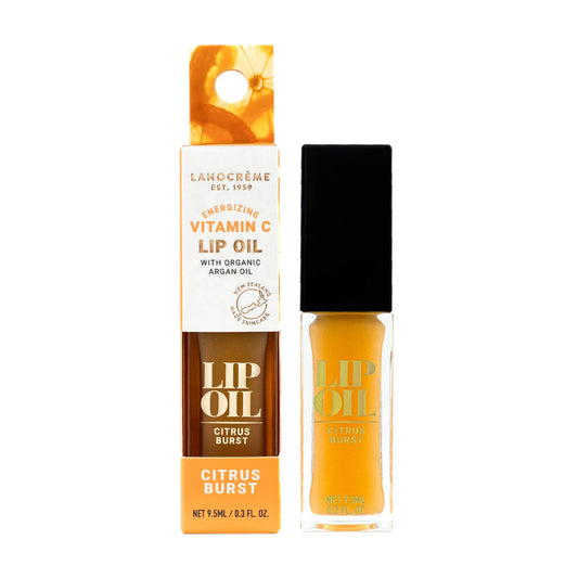 Lanocreme Citrus Burst Lip Oil with Vitamin C